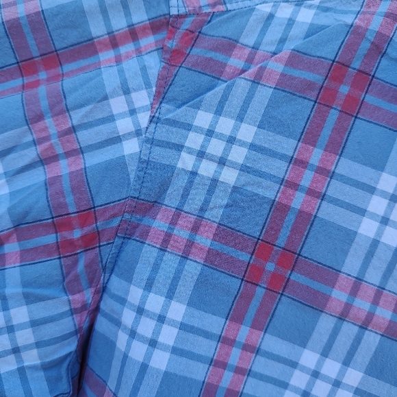 Men's Columbia plaid button down dress shirt size M - Picture 3 of 5